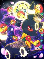 amount:solo atmosphere:fashion atmosphere:flowers atmosphere:moonlight atmosphere:night atmosphere:petals atmosphere:spooky body-type:feral flower hall-of-fame:bronze hall-of-fame:gold hall-of-fame:silver moon neutral-expression outfit series:eeveelutions series:pokemon species:umbreon style:glow // 1536x2048 // 477KB