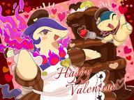 amount:pair atmosphere:valentines-day body-type:anthro body-type:feral body-type:semi-anthro body-type:slightly-chubby chocolate hall-of-fame:bronze hall-of-fame:gold hall-of-fame:silver maid outfit species:cyndaquil species:typhlosion style:contrasting-colors style:girly style:kawaii style:outline style:very-girly style:very-kawaii // 2048x1536 // 435KB