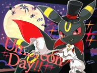 amount:solo atmosphere:evil atmosphere:night body-type:feral hall-of-fame:bronze hall-of-fame:silver hat outfit series:eeveelutions series:pokemon species:umbreon style:kawaii style:very-kawaii top-hat vampire // 1024x768 // 159KB