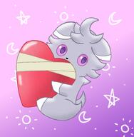 amount:solo body-type:semi-anthro heart series:pokemon species:espurr style:noisy style:playful // 3302x3381 // 503KB