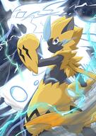 amount:solo atmosphere:night atmosphere:powerful body-type:anthro body-type:semi-anthro species:zeraora style:kemono // 1448x2048 // 383KB