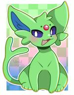 amount:solo body-type:feral forehead-gem hall-of-fame:bronze series:eeveelutions series:pokemon species:espeon species:shiny-pokemon style:checkered style:chromatic-aberration style:outline style:white-border // 1600x2048 // 398KB