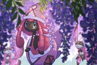 amount:multiple body-type:anthro body-type:feral species:tapu-lele species:victini wisteria // 1200x800 // 185KB