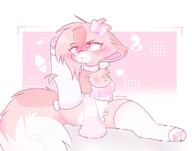 amount:solo body-type:feral body-type:semi-anthro cat-pose collar hall-of-fame:bronze neutral-expression outfit species:cat style:abstract-background style:girly style:one-color style:outline style:pastel-colors style:pink style:playful style:very-girly style:very-playful style:white-border thigh-highs // 1200x944 // 80KB