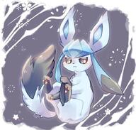 amount:solo body-type:feral series:eeveelutions series:pokemon species:glaceon style:kawaii // 736x703 // 694KB