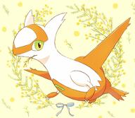 amount:solo body-type:feral flower holding-object holding-object-in-mouth species:latias // 1905x1658 // 267KB