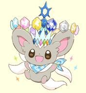 amount:solo body-type:feral body-type:semi-anthro hall-of-fame:bronze scarf species:cinccino style:kawaii style:playful style:very-kawaii style:very-playful terastallization // 1795x1946 // 217KB