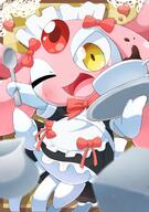amount:solo body-type:semi-anthro body-type:slightly-chubby forehead-gem hall-of-fame:bronze hall-of-fame:gold hall-of-fame:silver maid outfit species:mesprit style:intentional-blur style:kawaii tea wearing-bow // 839x1191 // 147KB