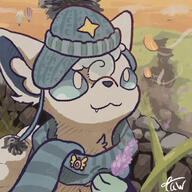 amount:solo atmosphere:hills atmosphere:windy body-type:feral explorer-badge hall-of-fame:bronze hall-of-fame:gold hall-of-fame:silver hat scarf species:alolan-vulpix style:icon winter // 1100x1100 // 277KB