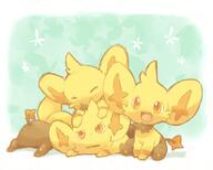 amount:multiple body-type:feral species:shinx species:shiny-pokemon style:playful style:white-border // 1000x800 // 83KB