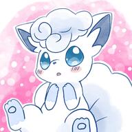 amount:solo body-type:feral species:alolan-vulpix style:abstract-background style:girly style:kawaii style:outline style:pastel-colors style:playful style:very-kawaii style:very-playful // 2048x2048 // 430KB