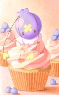 amount:solo blueberries body-type:blob cake cupcake food hall-of-fame:bronze hall-of-fame:silver species:drifloon style:noisy style:painted sweets // 750x1200 // 143KB