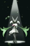 amount:solo atmosphere:stage body-type:anthro body-type:semi-anthro series:pokemon species:cat species:meowscarada style:girly style:sparkly // 1366x2048 // 127KB