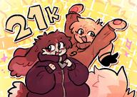 amount:pair body-type:anthro body-type:overweight cookies glasses nerdy species:bunny style:outline sweater // 1287x919 // 250KB