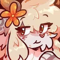 amount:solo body-type:feral body-type:semi-anthro feminine flower hall-of-fame:bronze nomming smug species:unknown style:girly style:icon style:no-anti-aliasing visual-teasing wearing-flower // 666x666 // 142KB