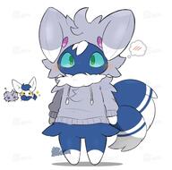 amount:multiple amount:solo body-type:anthro body-type:semi-anthro hall-of-fame:bronze hall-of-fame:silver hoodie imitation onesie series:pokemon solo-focus species:espurr species:meowstic style:kemono style:playful style:very-kawaii sweater // 1170x1158 // 140KB