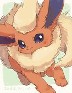 amount:solo blep body-type:feral fluffified series:eeveelutions series:pokemon species:flareon style:white-border // 1318x1707 // 206KB