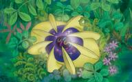 amount:solo atmosphere:jungle body-type:blob plants series:tcg-pocket-art species:cosmoem // 616x384 // 524KB