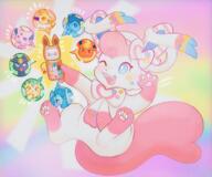 amount:solo body-type:feral series:eeveelutions series:pokemon species:sylveon style:noisy // 979x816 // 129KB