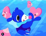 amount:multiple amount:solo atmosphere:sunlight atmosphere:undersea species:luvdisc species:popplio style:lineless style:sunrays // 4000x3200 // 148KB