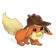 amount:solo aspear-berry body-type:feral detective series:eeveelutions series:pokemon species:flareon // 4000x4000 // 425KB