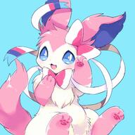 amount:solo body-type:feral body-type:semi-anthro fluffified series:eeveelutions series:pokemon species:sylveon // 1280x1280 // 452KB