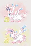 amount:solo body-type:feral comic food fruit lemon series:eeveelutions series:pokemon silly species:sylveon style:watercolor // 1378x2039 // 3.5MB