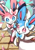 amount:solo atmosphere:flowers atmosphere:studious body-type:feral series:eeveelutions series:pokemon species:shiny-pokemon species:sylveon // 2894x4093 // 2.1MB