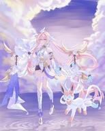 amount:solo atmosphere:clouds atmosphere:fantasy body-type:feral body-type:humanoid human outfit series:eeveelutions series:pokemon species:human species:sylveon // 1642x2048 // 425KB