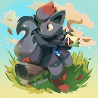 amount:solo body-type:anthro body-type:semi-anthro coffee hall-of-fame:bronze hall-of-fame:silver jacket outfit species:zorua style:chromatic-aberration style:kemono style:noisy // 1500x1500 // 266KB