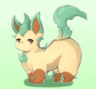 amount:solo body-type:feral body-type:slightly-chubby series:eeveelutions series:pokemon species:leafeon // 3416x3148 // 372KB