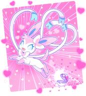 amount:solo atmosphere:valentines-day body-type:feral love-ball pokeball series:eeveelutions series:pokemon species:sylveon style:abstract-background style:girly style:one-color style:pink // 1839x2048 // 447KB