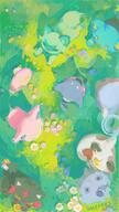 amount:multiple atmosphere:field atmosphere:flowers body-type:feral body-type:semi-anthro flower grouping:cat-pokemon series:pokemon species:espurr species:glameow species:litten species:meowth species:purrloin species:shinx species:skitty species:sprigatito style:painted // 844x1500 // 201KB