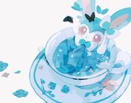 amount:solo atmosphere:regal body-type:feral series:eeveelutions series:pokemon species:sylveon style:girly style:one-color tea // 891x695 // 492KB