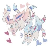 amount:pair body-type:feral series:eeveelutions series:pokemon species:sylveon // 2048x1969 // 268KB