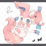 amount:solo body-type:feral series:eeveelutions series:pokemon species:sylveon style:kawaii // 2300x2300 // 411KB