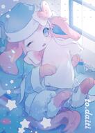 amount:solo atmosphere:bedroom atmosphere:home body-type:feral outfit pajamas series:eeveelutions series:pokemon species:sylveon style:girly // 2122x2976 // 446KB