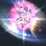 amount:solo atmosphere:space body-type:feral series:eeveelutions series:pokemon species:sylveon style:girly style:outline style:sparkly wink // 1280x1280 // 127KB