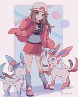 amount:solo body-type:feral body-type:humanoid food macarons series:eeveelutions series:pokemon skirt species:human species:sylveon sweets // 2000x2500 // 380KB
