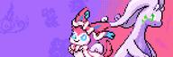 amount:pair body-type:feral body-type:semi-anthro series:eeveelutions series:pokemon species:goodra species:sylveon style:dithering style:opposite-background style:pixel-art // 1200x400 // 10KB