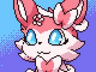 amount:solo body-type:feral series:eeveelutions series:pokemon species:sylveon style:dithering style:pixel-art // 320x240 // 286KB