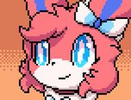 amount:solo body-type:feral series:eeveelutions series:pokemon species:sylveon style:dithering style:pixel-art // 304x232 // 200KB