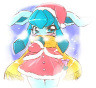 amount:solo atmosphere:snowy body-type:anthro body-type:semi-anthro christmas-clothing embarrassed hall-of-fame:bronze hall-of-fame:silver scarf style:kawaii style:kemono style:playful style:very-kawaii style:very-playful visibly-shy winter-clothes // 1034x955 // 397KB