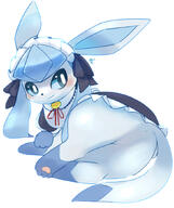 amount:solo body-type:feral maid outfit series:eeveelutions series:pokemon species:glaceon // 719x855 // 388KB