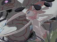 amount:pair atmosphere:powerful atmosphere:spooky body-type:feral body-type:semi-anthro series:eeveelutions series:pokemon species:runerigus species:sylveon // 2063x1540 // 1.3MB