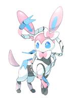 amount:solo body-type:feral series:eeveelutions series:pokemon species:cyborg species:future-paradox-form species:sylveon // 768x1024 // 187KB