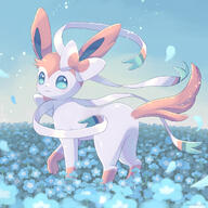 amount:solo atmosphere:flowers atmosphere:sunset body-type:feral series:eeveelutions series:pokemon species:sylveon style:girly style:sparkly // 1800x1800 // 677KB